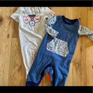 Set of Cat and Jack Rompers